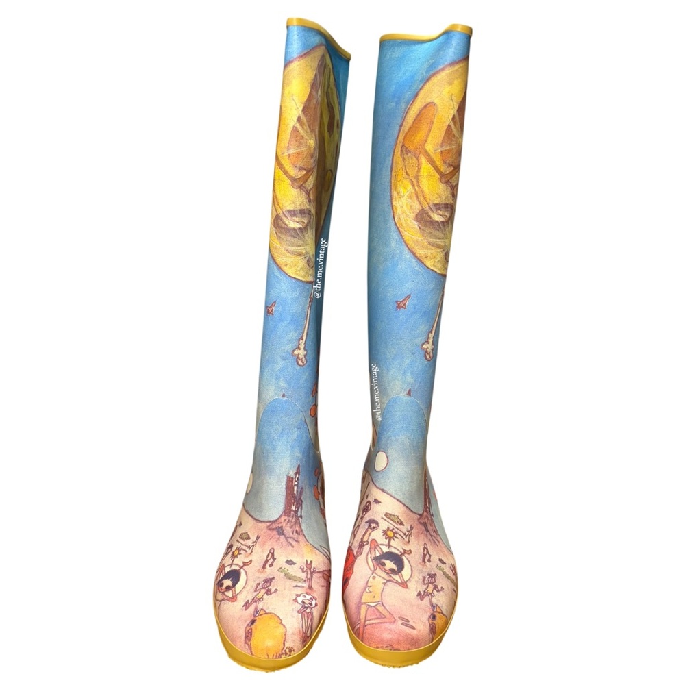 ARCHIVAL A/W 2004 Issey Miyake x Aya Takano ‘Moon’ Size ‘L’  Boot w/Box and Tag